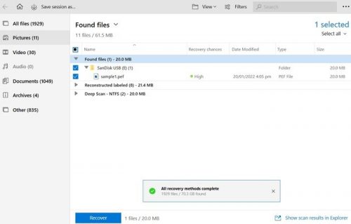 What Is Pef File Extension How To Recover Deleted Pef Files