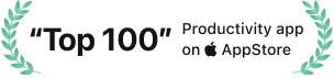 Top 100 Productivity app on AppStore Top 100 Productivity app