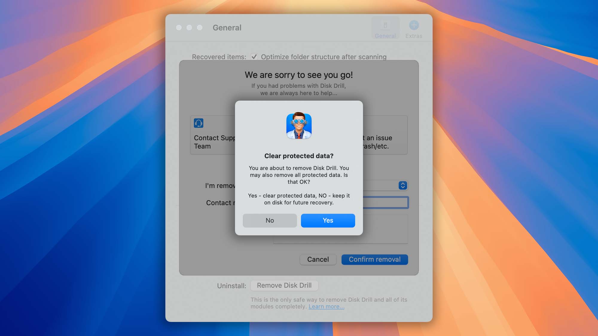 uninstall disk drill macos step 4