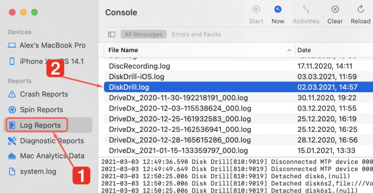diskdrill find only undeleted files