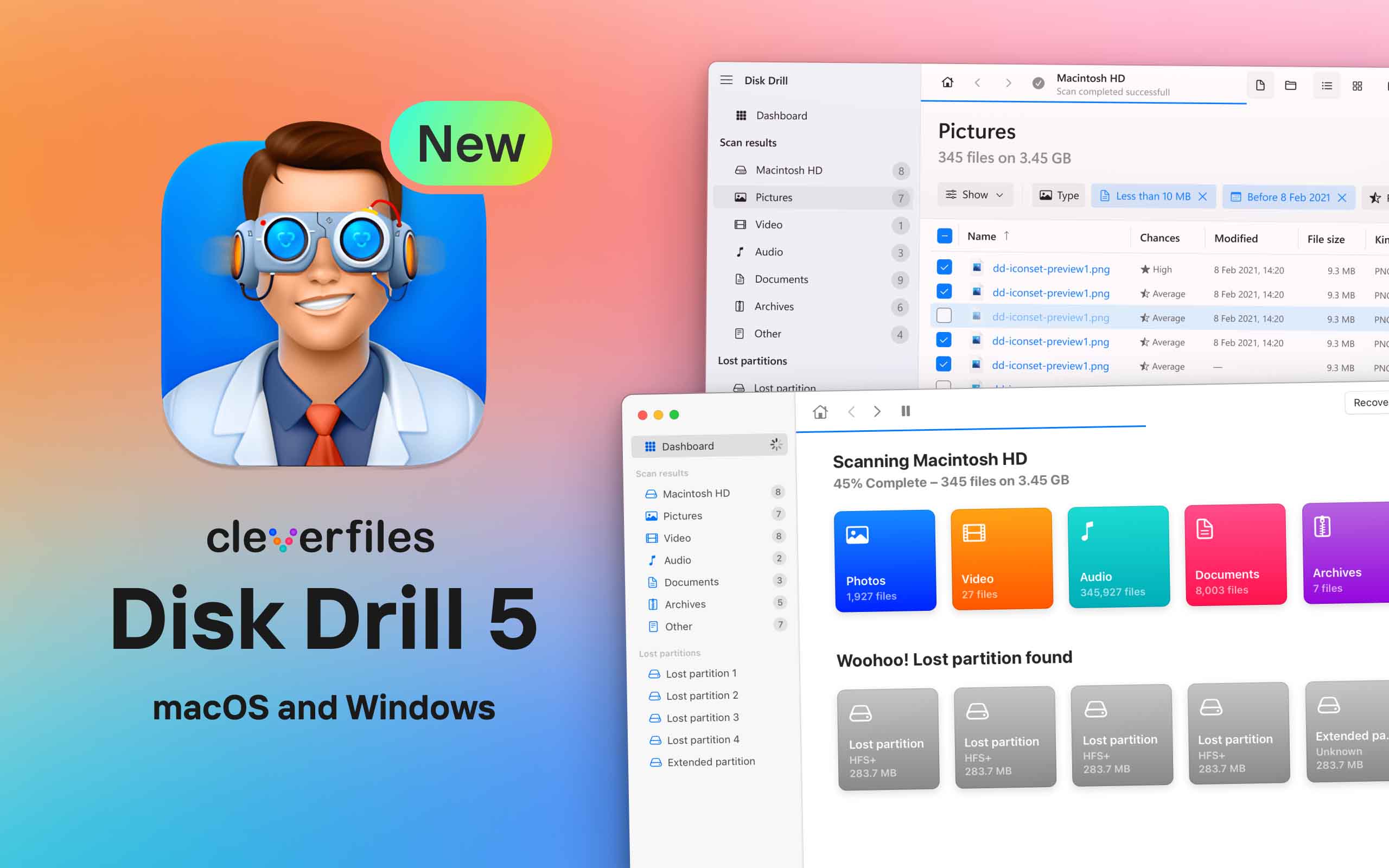 Disk Drill for Mac and Windows