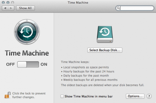 How Back Your Mac with Time Machine