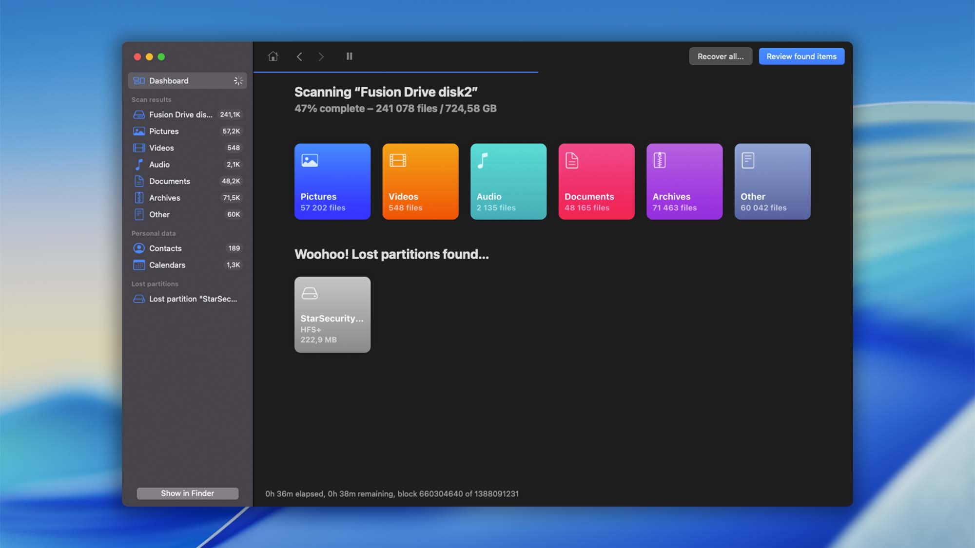 fusion drive recovery with disk drill mac step 02