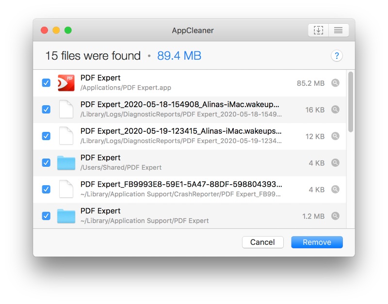 app cleaner mac test