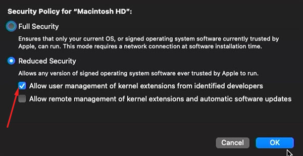 symantec mac kernel extensions need authorization