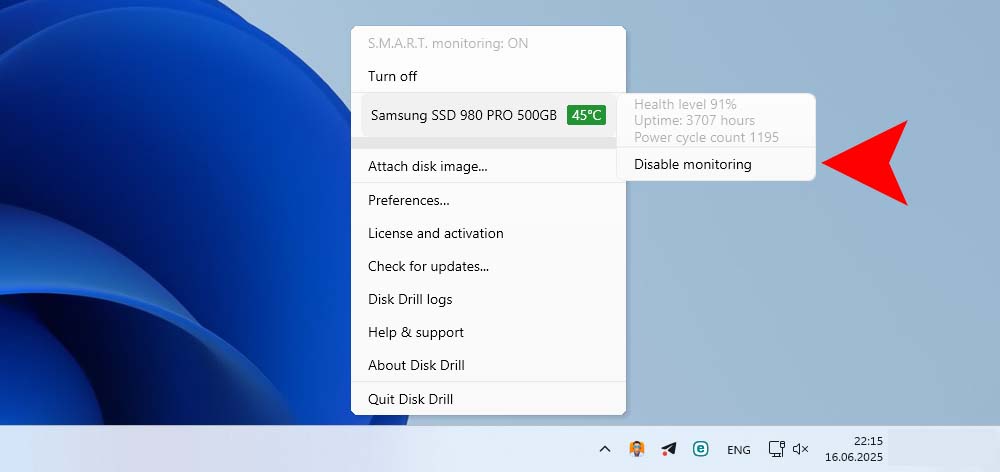 disk drill windows smart monitoring step 05