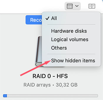 instaling Hidden Disk Pro 5.08