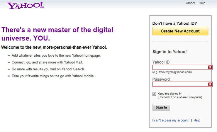 Como recuperar a sua conta do Yahoo! Mail - CCM