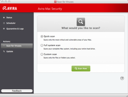 antivirus software for mac osx 10.9.5