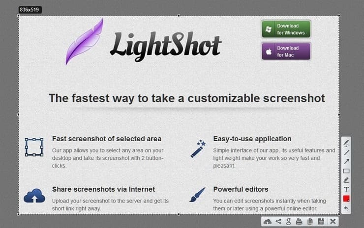 how to use lightshot on laptop