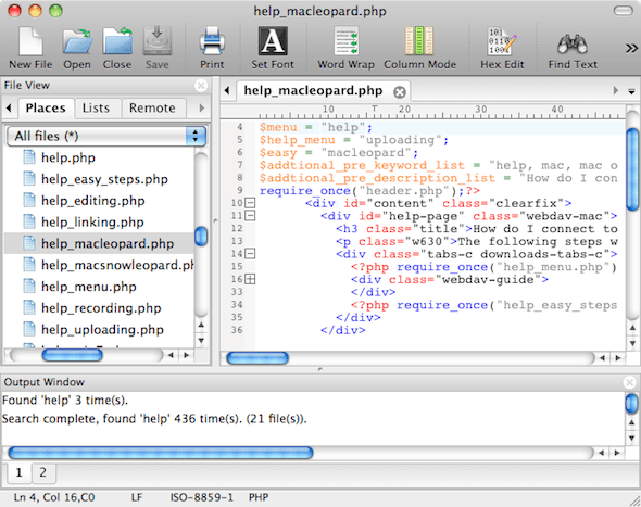sublime text editor on mac