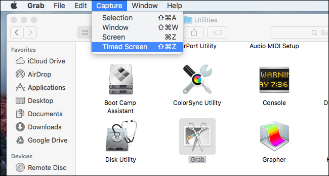 snip tool on mac desktop