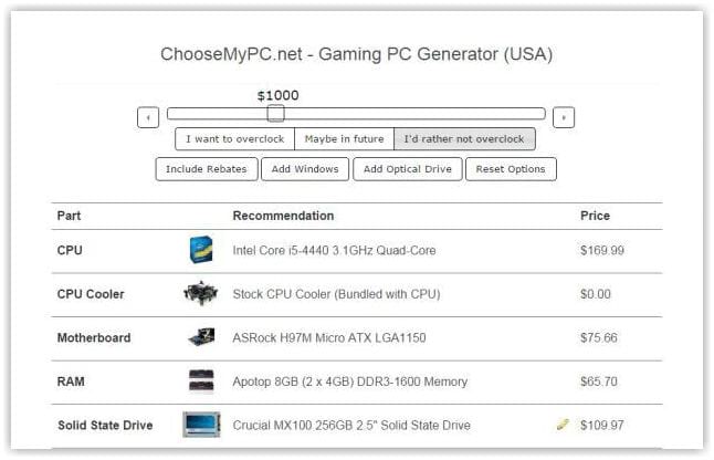 PC Parts Pickers. Get Best Prices on PC Components!