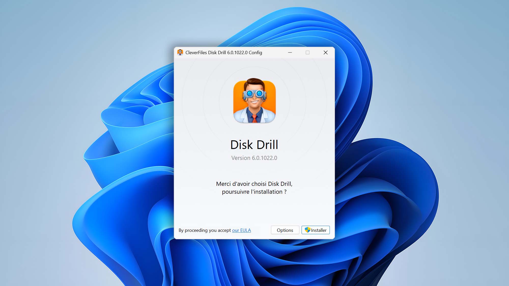 Installation de Disk Drill sous Windows