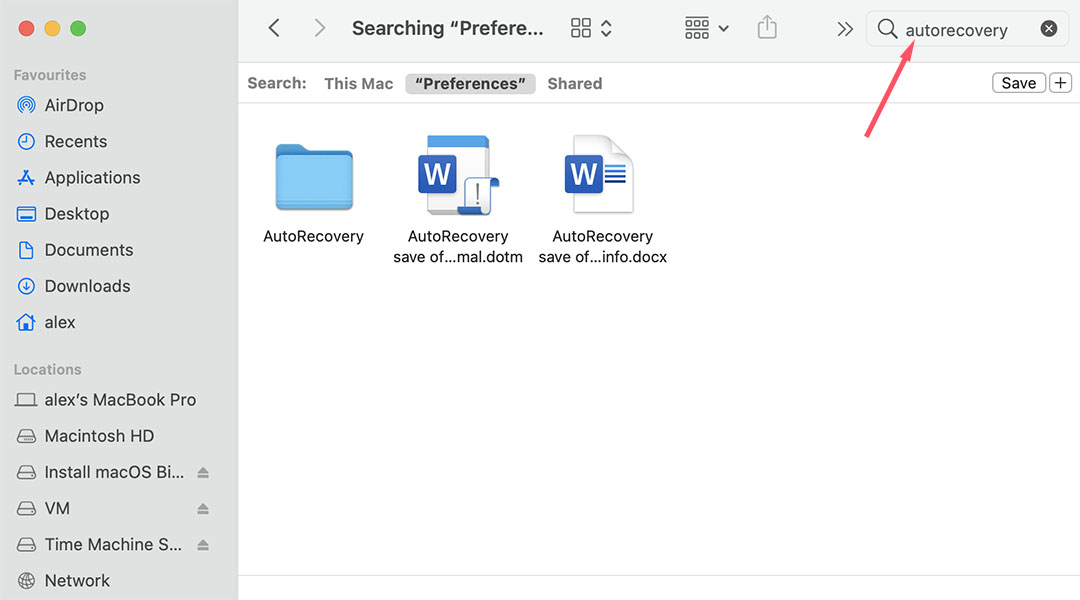turn on autosave in word mac