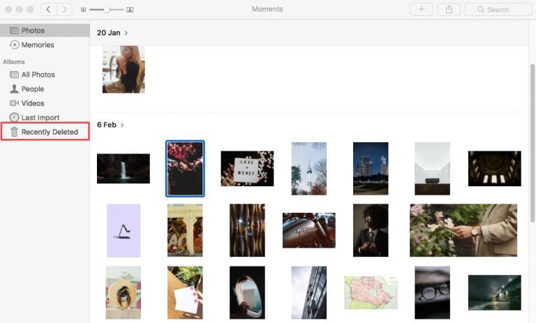 how to recover deleted photos from iphoto mac