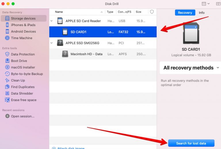 recover files from formatted sd card mac