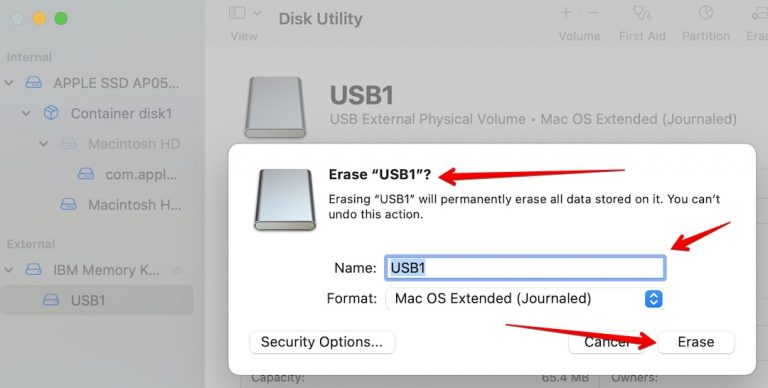 usb disk storage format tool mac