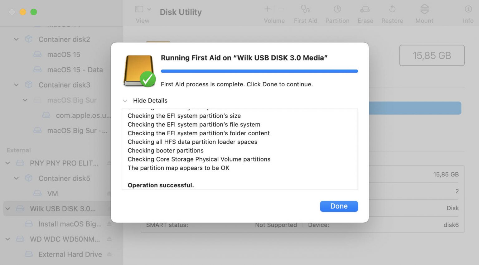 disk utility volume could not be unmounted mac