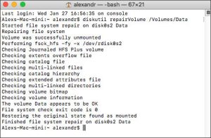 mac terminal commands list to change drive