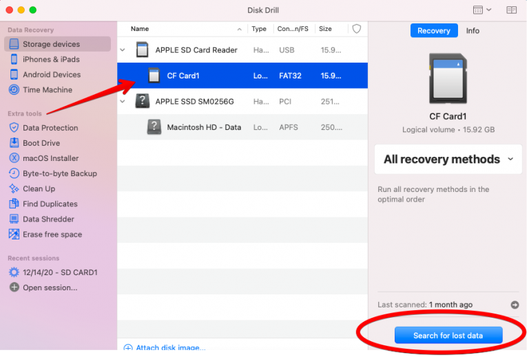 disk drill media recovery for mac