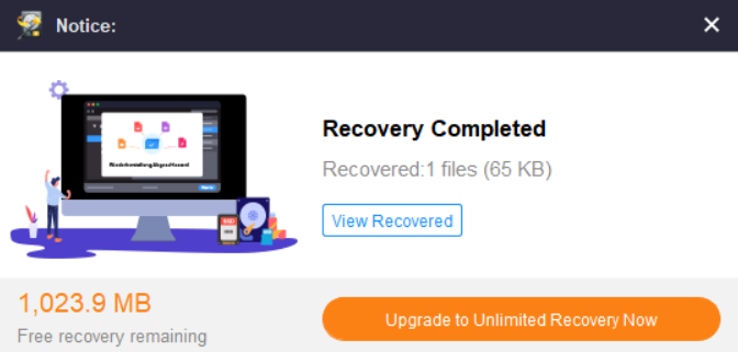 minitool data recovery trial