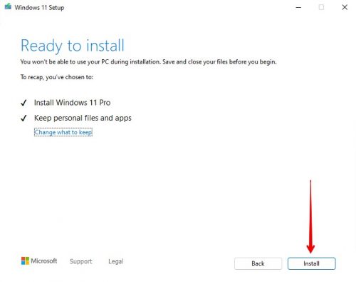 will installing windows 11 delete everything
