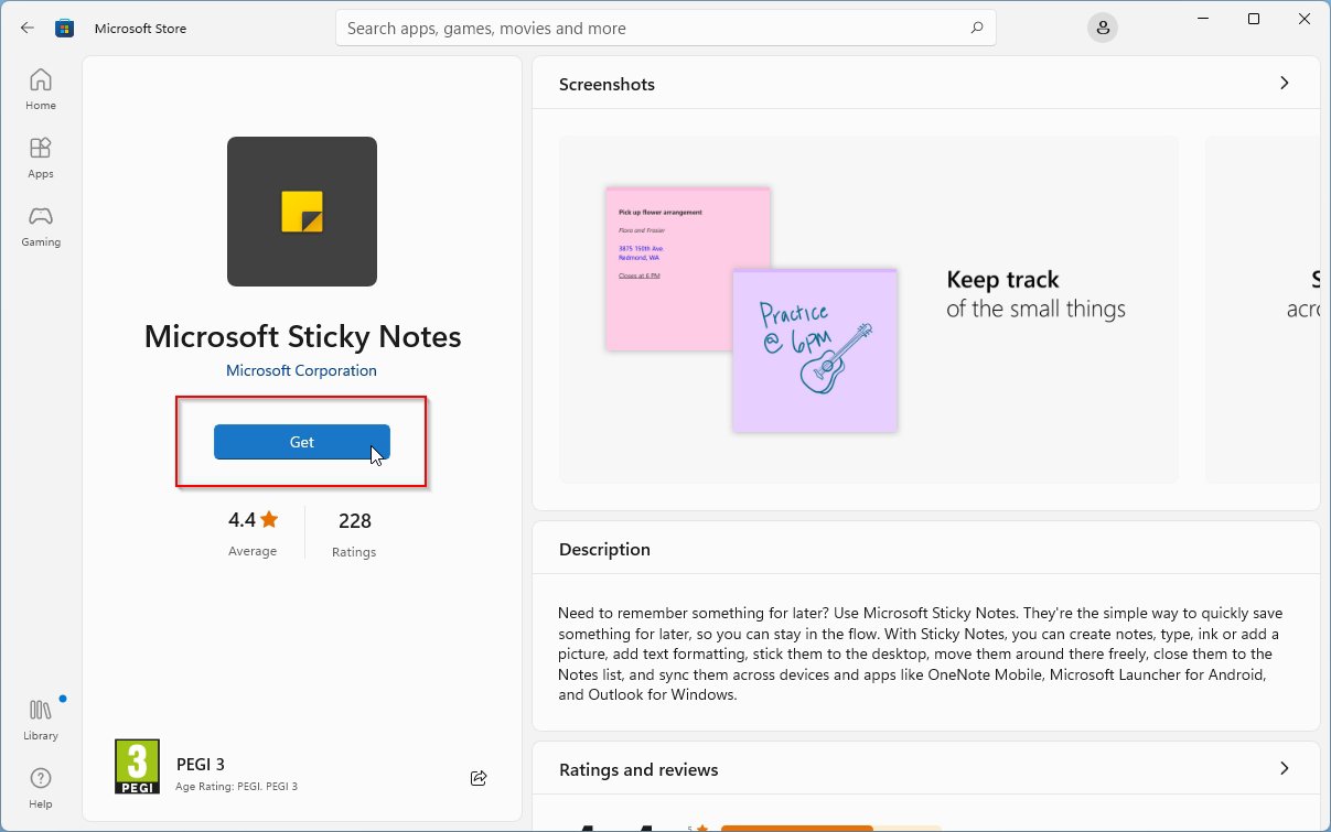 Microsoft Sticky Notes - Official app in the Microsoft Store