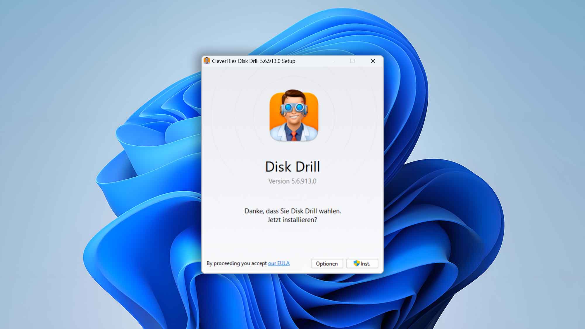 Disk Drill für Windows installieren