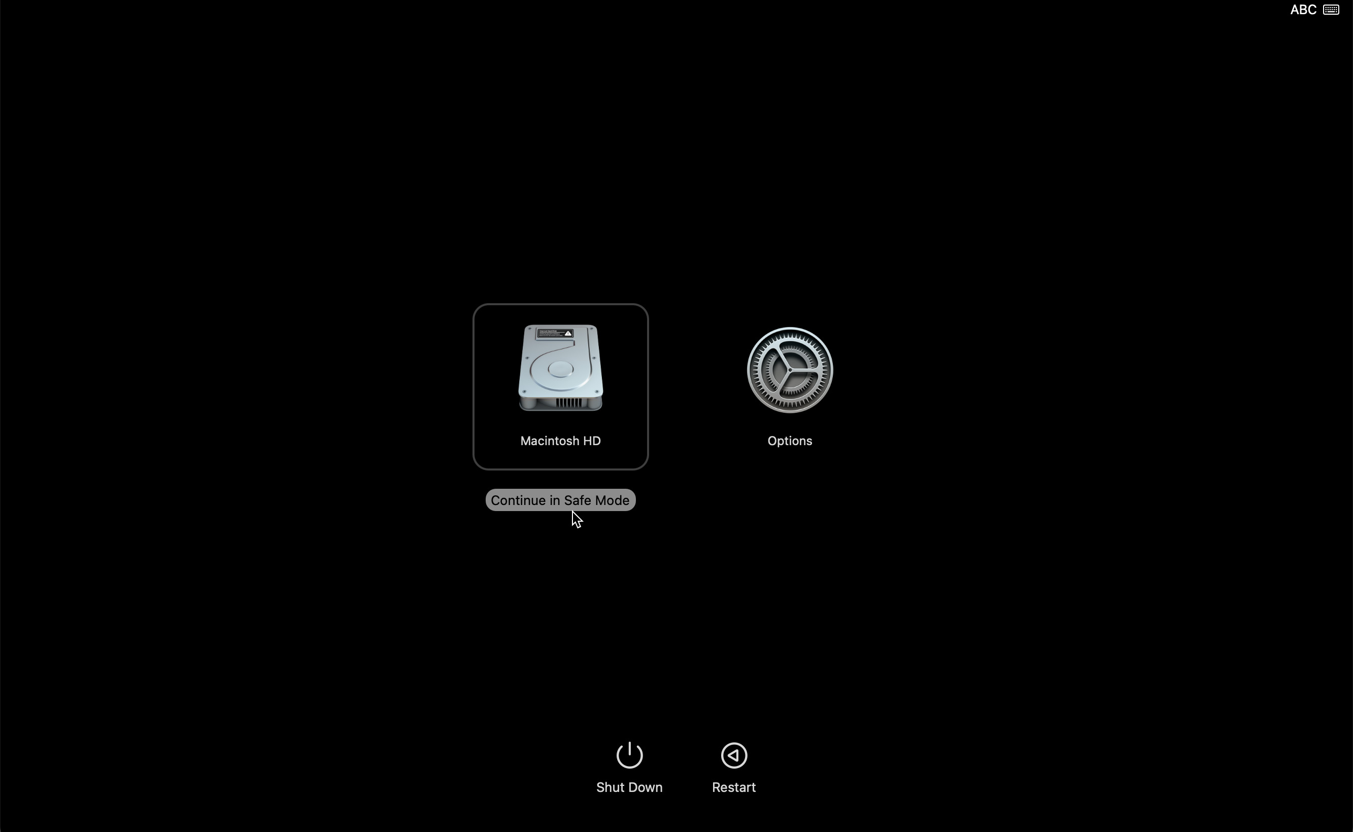 Start your Mac in Safe Mode