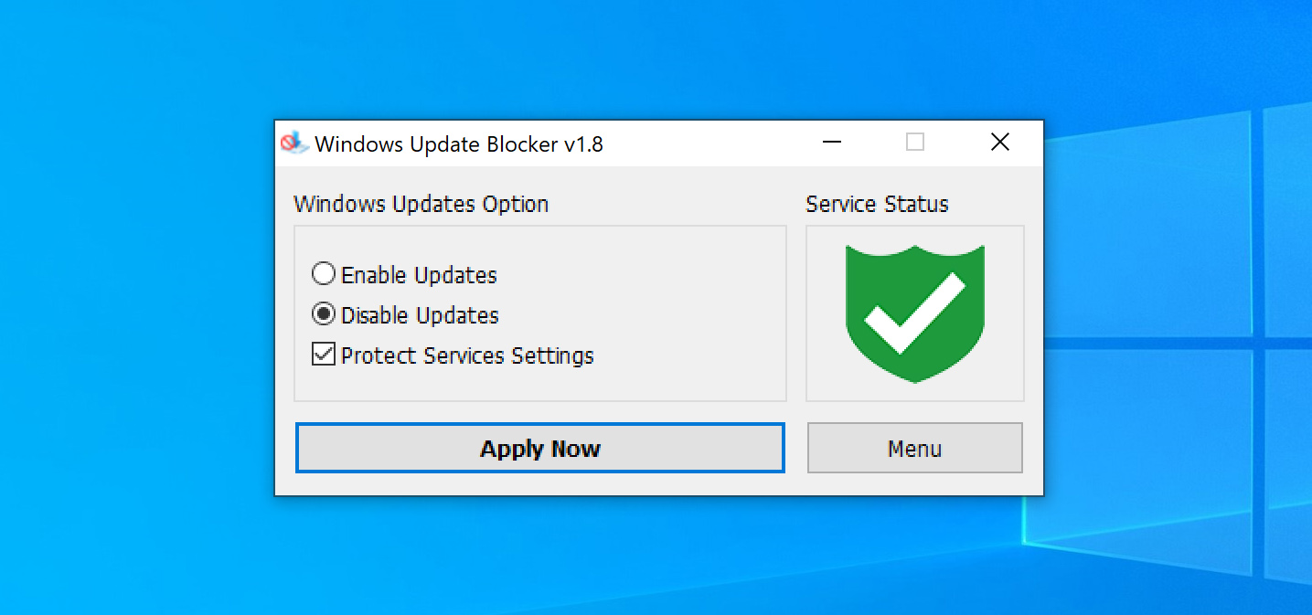 use windows update blocker