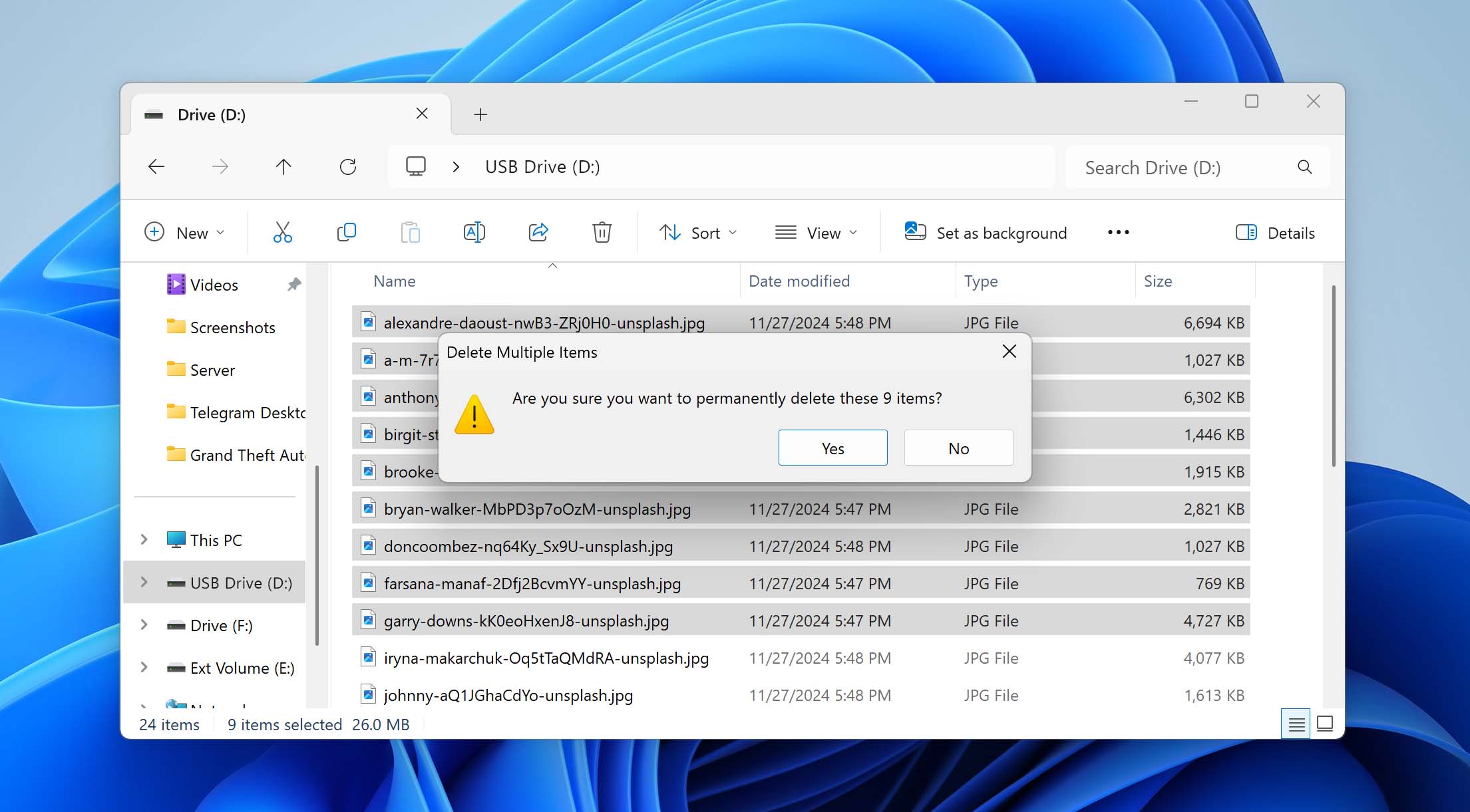 how to recover deleted files from a usb flash drive