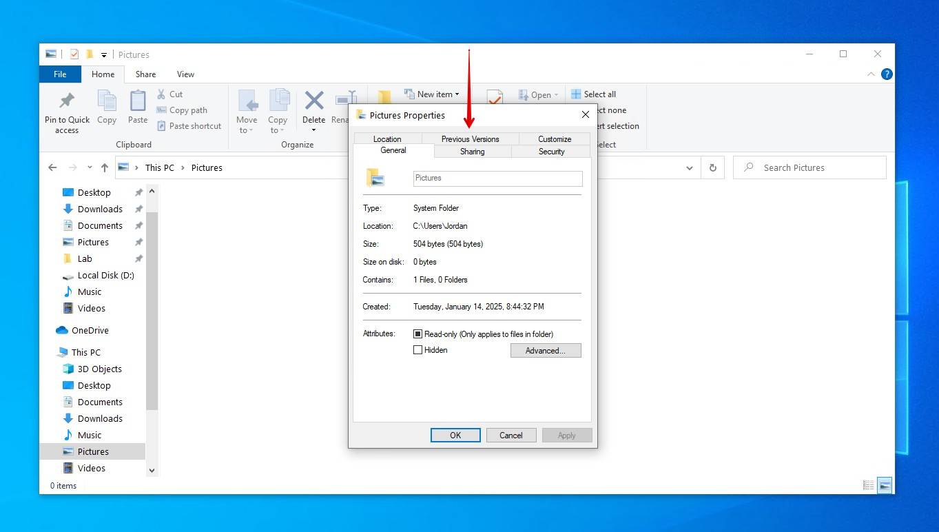Checking the previous versions.