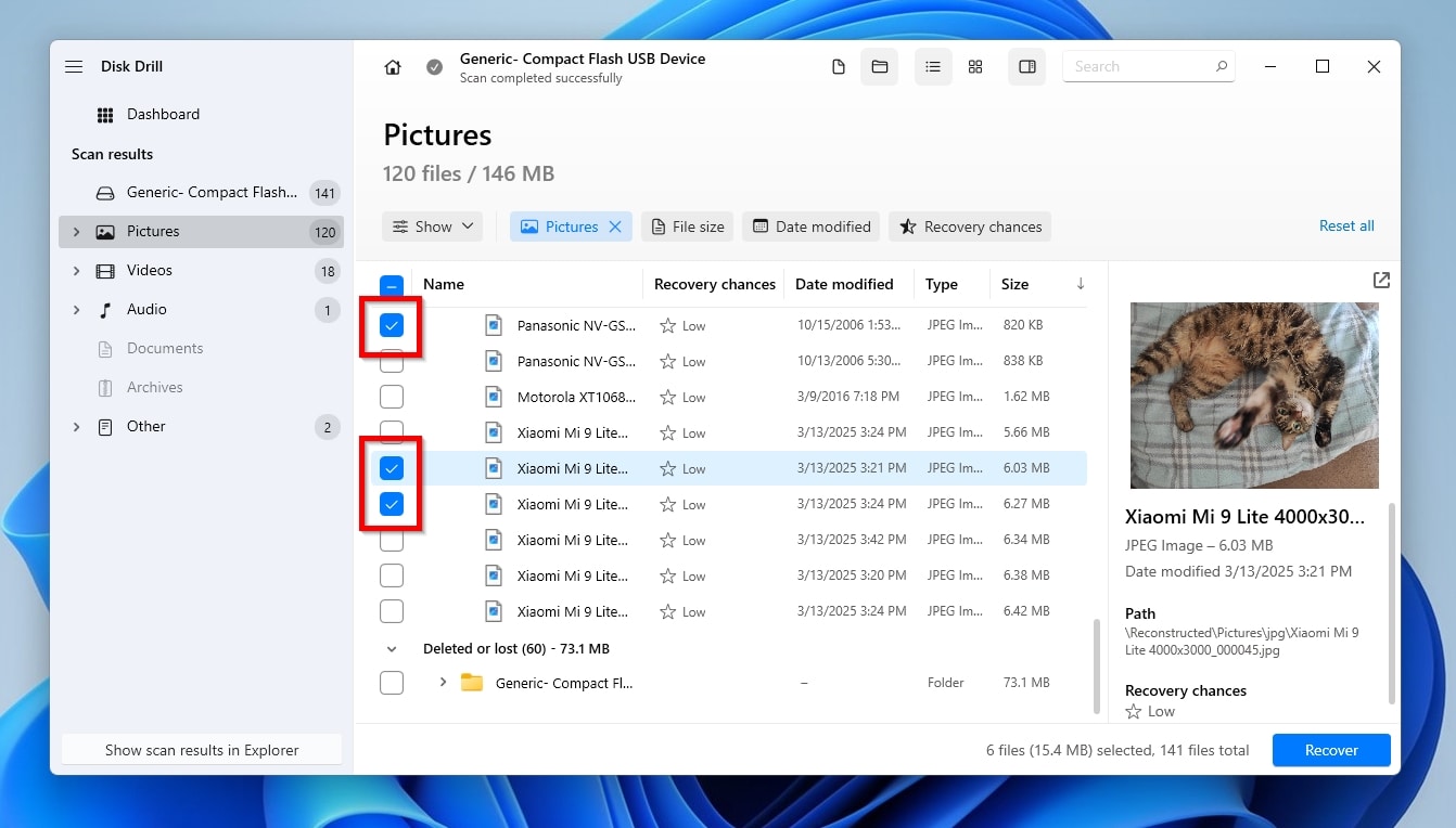 Disk Drill Marking Files For Recovery