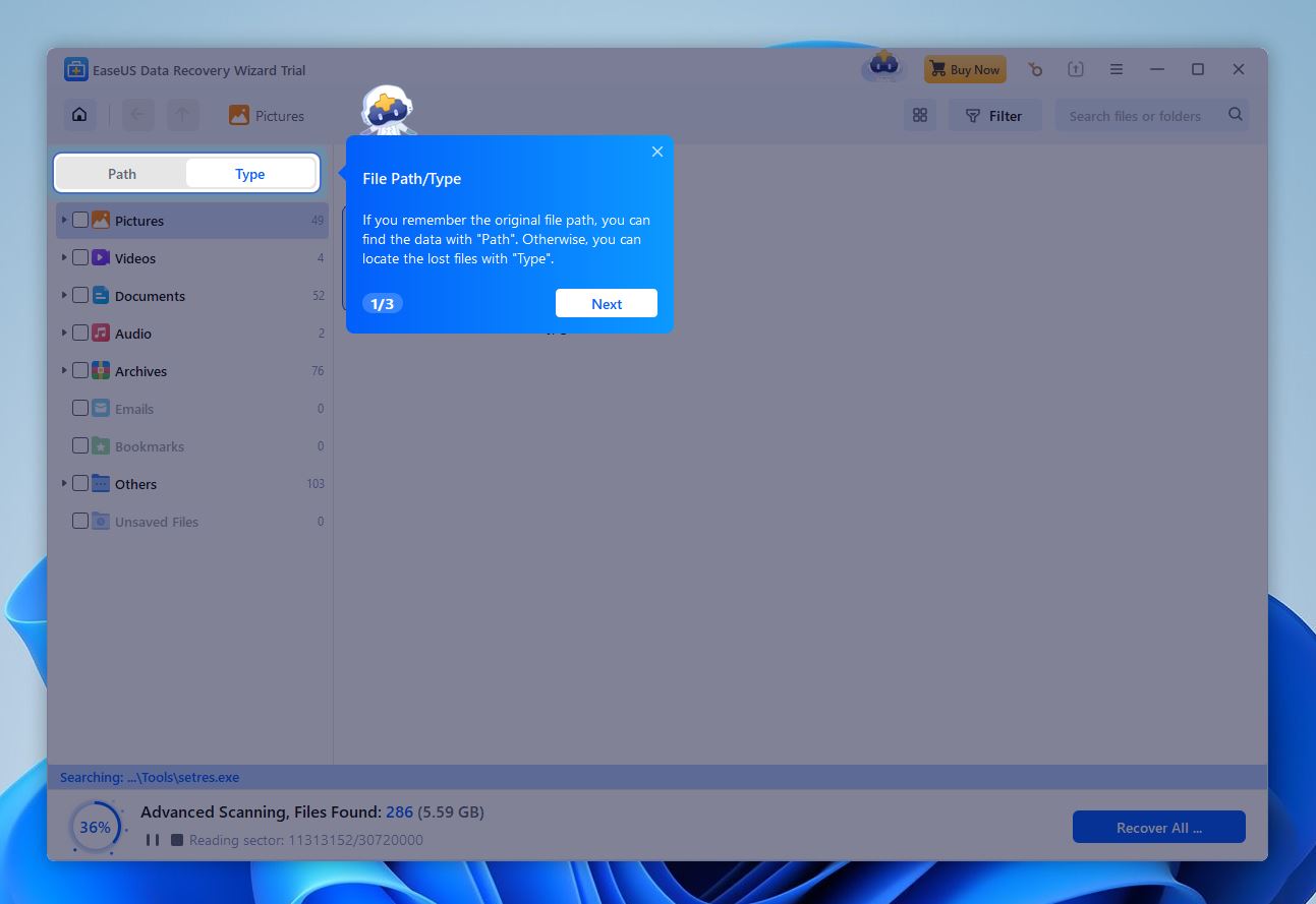 easeus learning notification