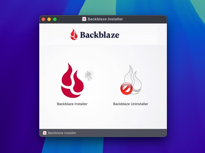 backblaze install