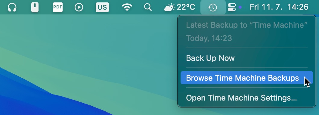 browse time machine backups