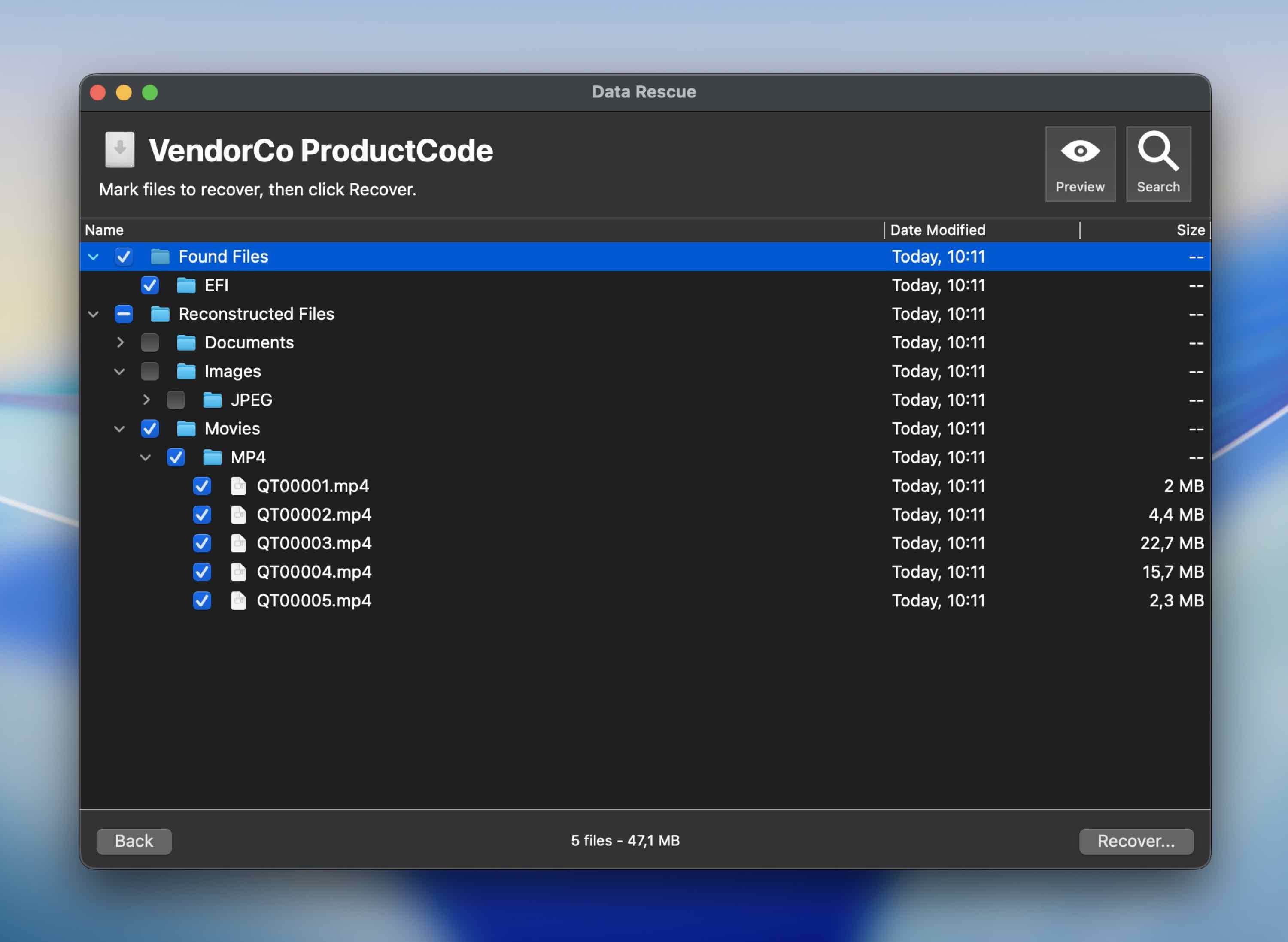 Data Rescue for Mac