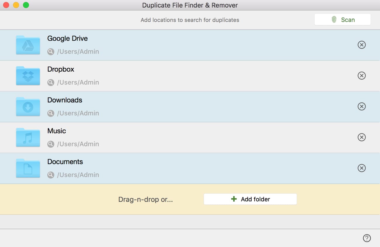 free duplicate file finder mac os x