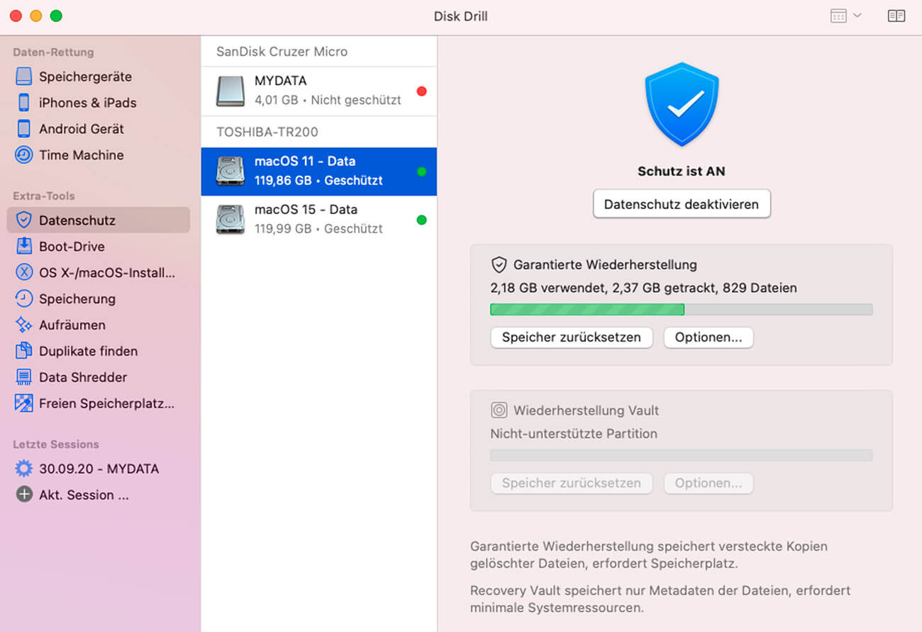 Speicherkarten Wiederherstellung Unter Mac Os X Disk Drill