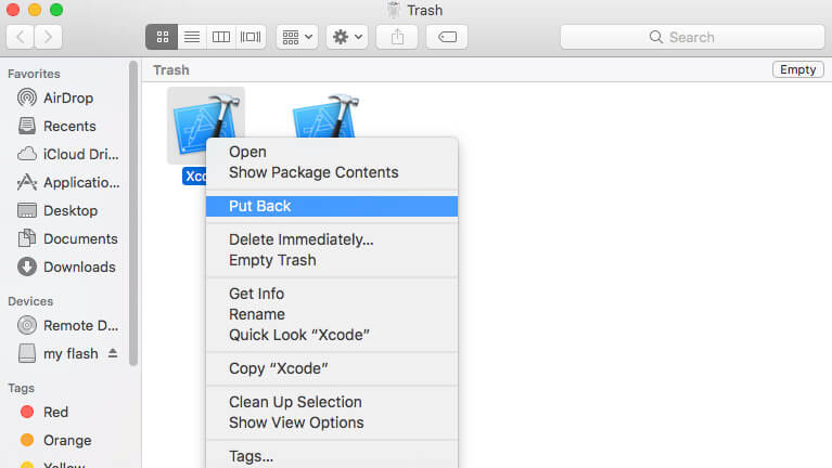 recover files from trash on mac