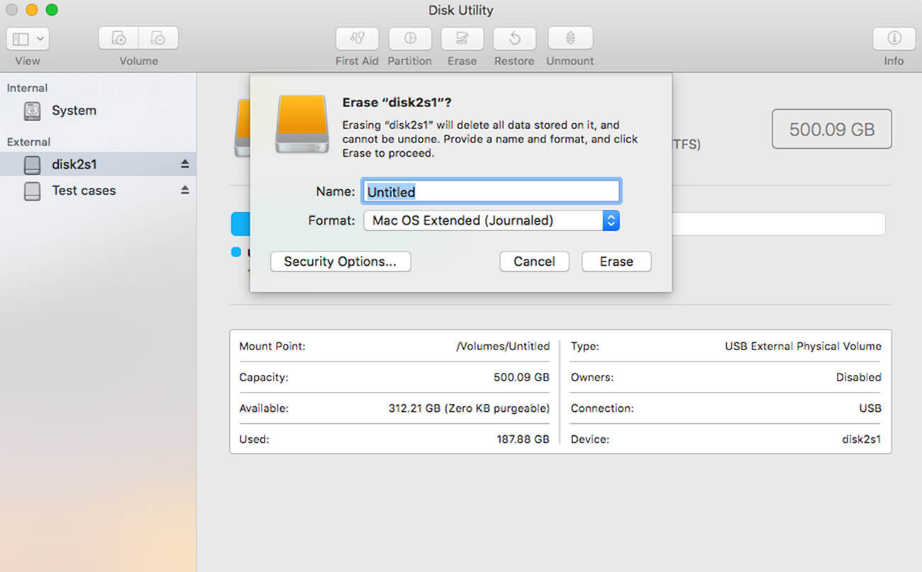 software to erase hard drive mac