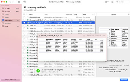 recover unsaved excel file for mac