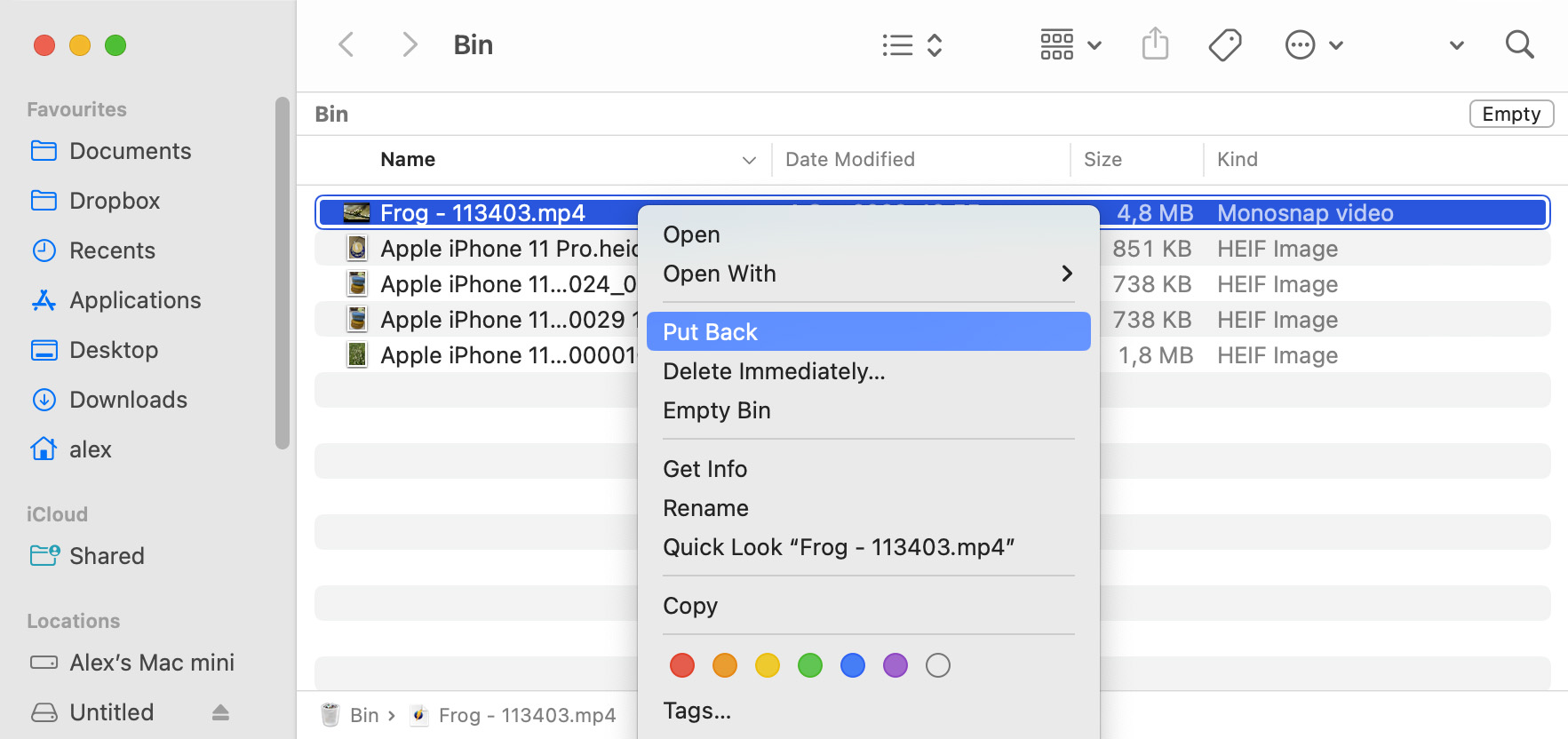 how to find deleted photos on macbook