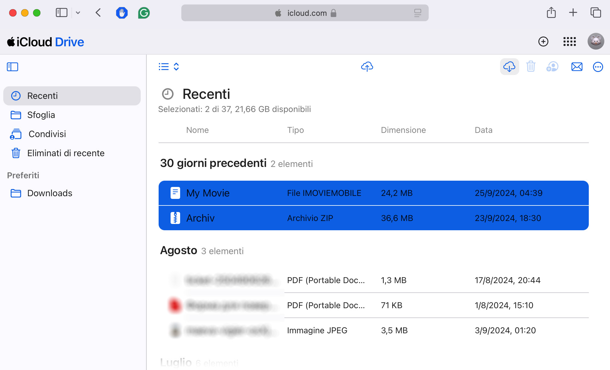 Scarica i Tuoi File Eliminati da iCloud